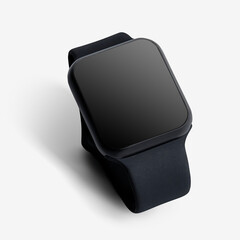 Smartwatch screen mockup digital device
