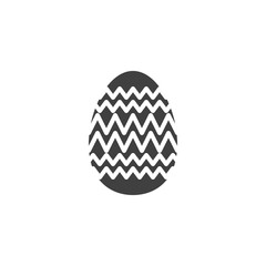 Easter egg vector icon. filled flat sign for mobile concept and web design. Easter egg ornament glyph icon. Symbol, logo illustration. Vector graphics