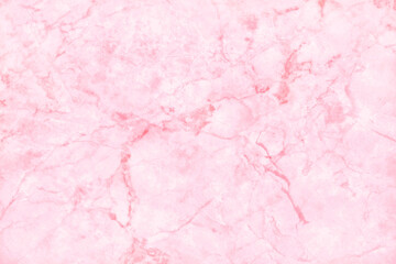 Fototapeta premium Pink marble texture background with high resolution for interior decoration. Tile stone floor in natural pattern.