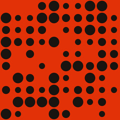 abstract polkadot bubble or circle spot pattern