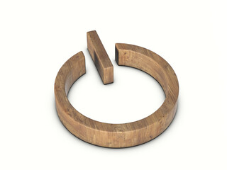 Wood power symbol