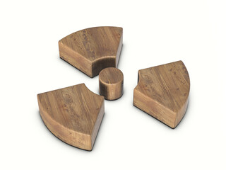 Wood radiation symbol