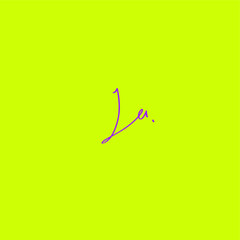 Ja initial logo isolated white handwriting signature