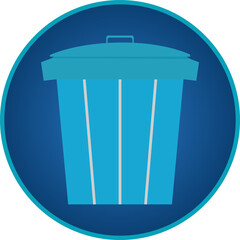 シンプルなゴミ箱のアイコン