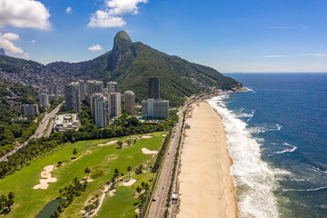 Sao Conrado beach, Rio de Janeiro, Brazil.