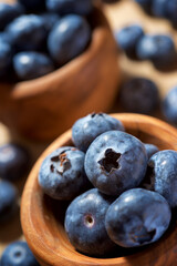 Blueberries close up