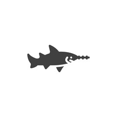 Sawfish line icon. linear style sign for mobile concept and web design. Saw fish outline vector icon. Symbol, logo illustration. Vector graphics