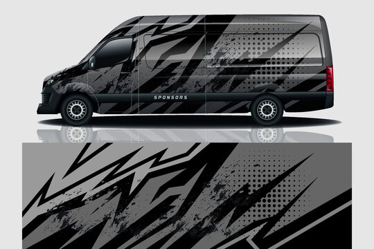 car decal wrap design vector