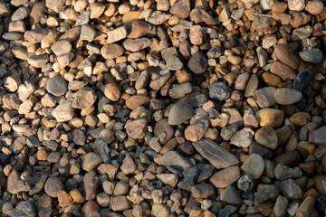 Small stone background in the Garden