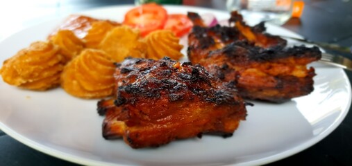 grilled chicken wings