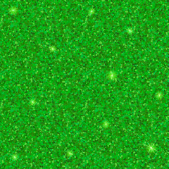 Beautiful glitter festive seamless green texture. design for background of holiday greeting card and invitation of the wedding, Valentine's day, Mother's day and Birthday