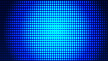 Dot  white blue pattern screen led light gradient texture background. Abstract  technology big data digital background. 3d rendering.