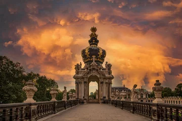 Dresden Frauenkirche Abendhimmel Sonnenaufgang Theaterplatz Zwinger kronentor Elbe Schlossplatz Frauenkirche Altstadt Altstadtsilhouette Kunstakademie Terrassenufer Semperoper Hofkirche Kathetrale  © modernmovie