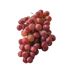 Bunch of pink table grapes