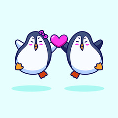 Penguin in Love