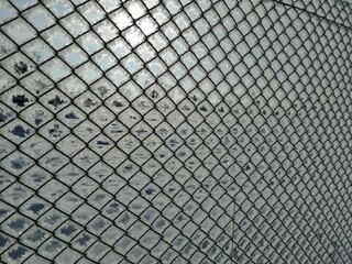 metal grid background