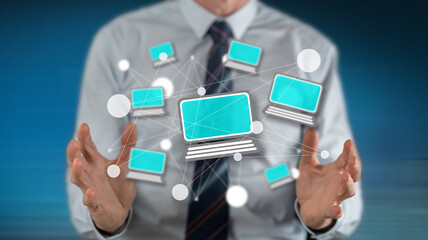 Concept of devices connection