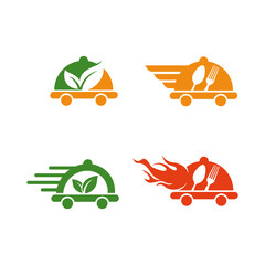 Food Delivery Logo Vector