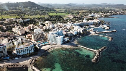 Fototapeta premium Cala Bona - Majorca Drone