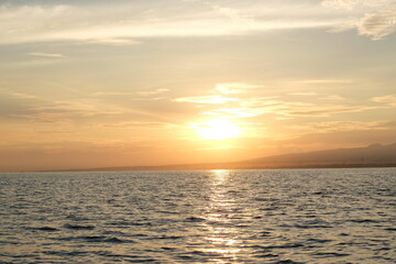Obraz premium sunset over the sea