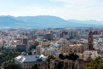 Fototapeta premium Malaga, Andalousie, Espagne