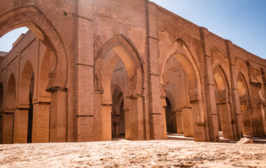 Fototapeta na wymiar historic casbah ruin details, Morocco