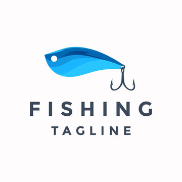 twin fish colorful logo