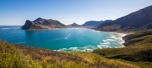 Cape town and lions head over Hout Bay