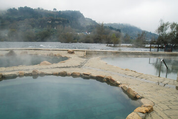 Hot springs in Ourense