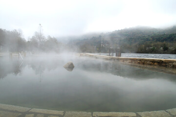 Fototapeta na wymiar Hot springs in Ourense