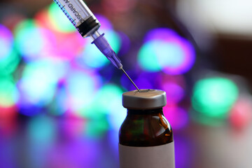 
Syringe and medicine