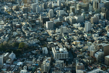 Fototapeta premium The city of Yokohama seen from the sky 
