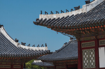 Obraz premium around if Gyeongbokgung Palace in Seoul