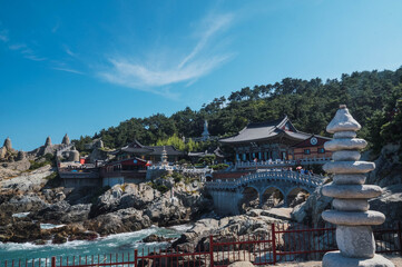 Haedong Yonggungsa temple in Busan