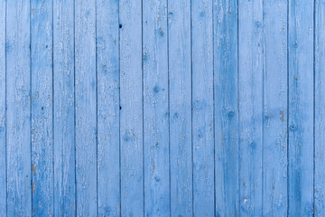 texture. wooden wall, with blue old paint