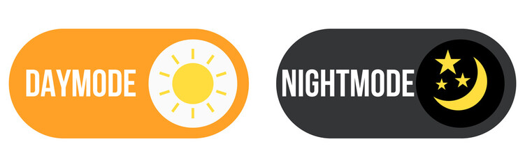 Day night mode switch ui button.