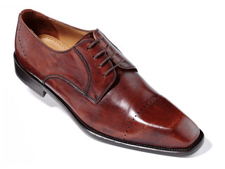 classic shoe for man isolated