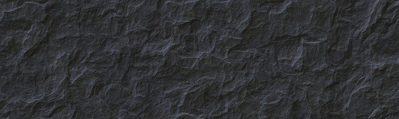 Dark gray rock slate background.Stone gray texture.