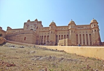 Naklejka premium Amber Fort ,UNESCO World's Heritage Sites ,jaipur,rajasthan