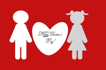 Happy Valentine's Day illustration