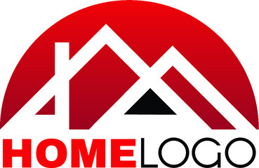 Minimalist real estate, house, business logo design template, house, building logo design template.