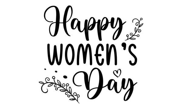 Happy Women’s Day international day vector image