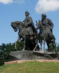 Obraz premium Zhovti Vody - Monument to heroes of liberation war