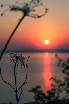 The dawn on the Cliff of Stepan Razin