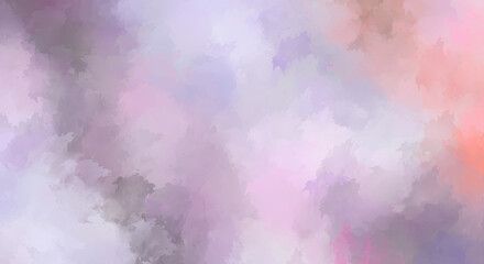 Fototapeta premium 2D illustration of colorful brush strokes. Decorative texture painting. Vibrant paint pattern backdrop.