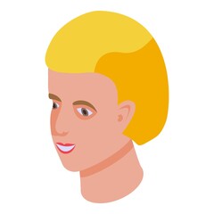 Smile child icon. Isometric of smile child vector icon for web design isolated on white background