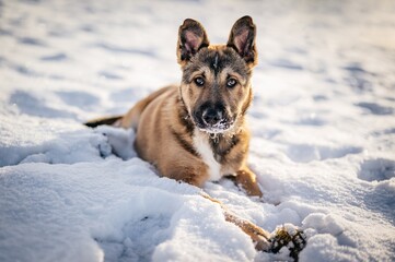 Crossbreed Belgian Shepherd Malinois