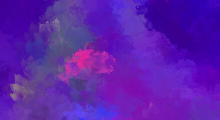 Creative abstract painting. Background with artistic brush strokes. Colorful and vibrant illustration. Painted art.