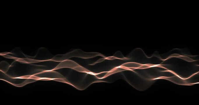 Abstract wave background animation loop