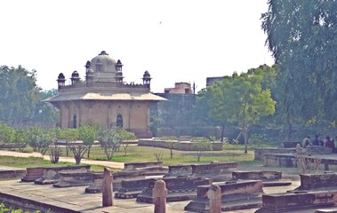 Obraz premium Tombs of Mohammad Ghaus and Tansen ,Gwalior ,madhya pradesh,india
